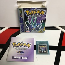 Nintendo Gameboy Color POKEMON VERSÃO CRISTAL CIB Carrinho Caixa Manual TESTADO R comprar usado Nintendo Gameboy Color POKEMON VERSÃO CRISTAL CIB Carrinho Caixa Manual TESTADO R comprar usado  Enviando para Brazil