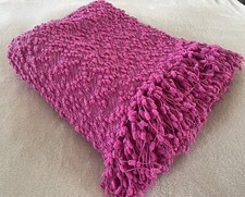 Pink oversize throw for sale  SOUTHPORT