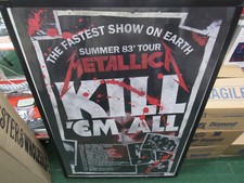 Metallica poster rare for sale  Stoneham