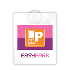 EasyPark-Plexiglas-Träger mit Saugnapf und EasyPark-Aufkleber, wieder entfernbar comprar usado  Enviando para Brazil