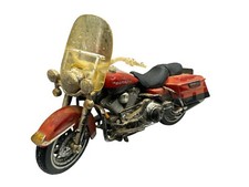 Motocicleta Maisto Harley Davidson Fat Boy escala 1:18 vermelha muito detalhada solta 🏍️ comprar usado  Enviando para Brazil