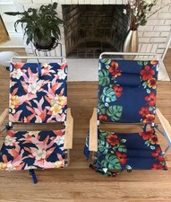 Mochila Tommy Bahama praia cadeira dobrável conjunto de 2 alumínio leve comprar usado  Enviando para Brazil