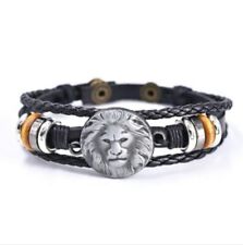 Bracelet man leather for sale  LONDON