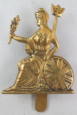 Military brass cap for sale  LONDON