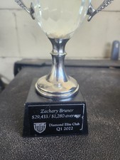 Crystal golf trophy for sale  Tampa