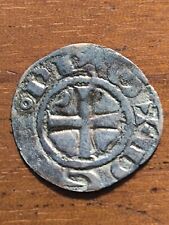 Medieval Crusader Knights Templar Silver Billion Coin 12th Century Bohemand III segunda mano  Embacar hacia Argentina