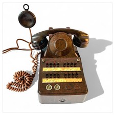 Placa de distribuição de telefone antiga em baquelite CIT feita na França 1950 comprar usado  Enviando para Brazil