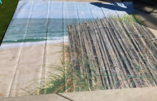 Tela de cena de sombra e privacidade bambu BEACH THEME 10' por 8' vinil, usado comprar usado Tela de cena de sombra e privacidade bambu BEACH THEME 10' por 8' vinil, usado comprar usado  Enviando para Brazil