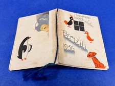 Calendarietto bertelli 1936 usato  Catania