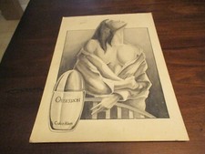 Placa rara de papelão obsessão calvin klein publicidade loja original comprar usado  Enviando para Brazil