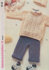 Knitting pattern babies for sale  ANDOVER