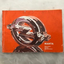 Opel manta handbook for sale  Wirral