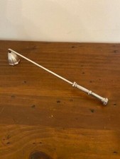 Silver coloured candle for sale  HOLYWELL