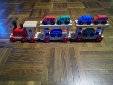 Holz zug eisenbahn gebraucht kaufen  Eresing