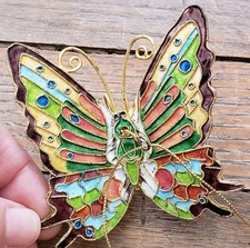 Vintage cloisonné butterfly for sale  Sherman