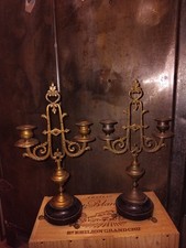 Paire candélabres ancien d'occasion  Le Mée-sur-Seine