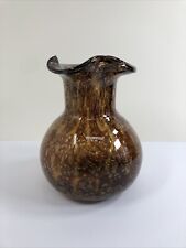 Glasvase vase braun gebraucht kaufen  Frankenblick, Schalkau