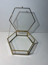 Vintage brass glass for sale  Las Vegas