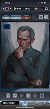Cartão DIGITAL Star Wars Trader Chrome Galaxy 24 Grand Moff Tarkin refrator azul comprar usado  Enviando para Brazil