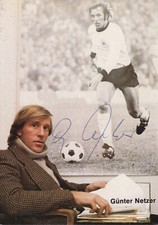 Autogramm günter netzer gebraucht kaufen  Buxtehude