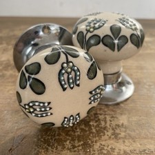 Ceramic door handles for sale  LEEK