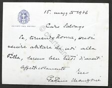 Biglietto con autografo usato  Vimodrone