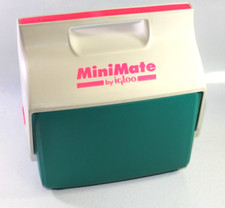 Vintage Anos 90 Igloo MiniMate Pacote com 6 Lancheiras Cooler Box Rosa Neon e Turquesa Anos 90 comprar usado  Enviando para Brazil