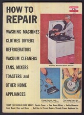 Fawcett #342 COMO REPARAR Máquinas de Lavar Geladeiras Aspiradores ++ 1957 comprar usado  Enviando para Brazil