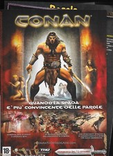 CONAN videogame ps3 xbox360 reclame pubblicità italian magazine werbung comprar usado  Enviando para Brazil