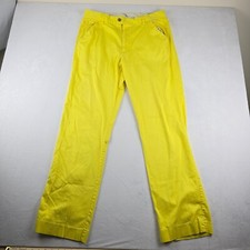 Calça de golfe Royal Awesome amarela forro estampado funky masculina tamanho 36/34 comprar usado  Enviando para Brazil