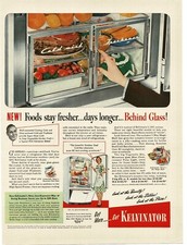 1941 Kelvinator Moist Master Geladeira Modelo M6 Vintage Impressão Anúncio 3 comprar usado  Enviando para Brazil