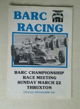 Thruxton barc racing for sale  COLCHESTER