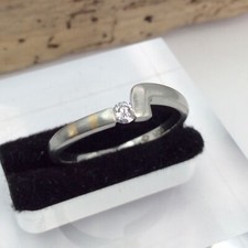 Platin ring diamant gebraucht kaufen  Ahrensburg