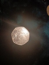 Uncrowned 50p coin for sale  SWANSEA