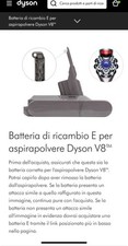 Batteria dyson originale usato  Ravenna