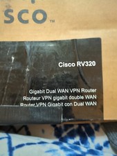Usado, CISCO RV320 GIGABIT DUAL WAN VPN ROTER BUILT-IN 4 PORTAS GIGABIT ETHERNET SWITCH comprar usado  Enviando para Brazil