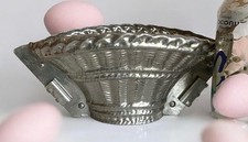 CESTA DE FUNDO ABERTO ANTIGA #293 8,5” de largura MOLDE DE CHOCOLATE Páscoa comprar usado  Enviando para Brazil