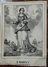 Santa marta. litografia usato  Solopaca