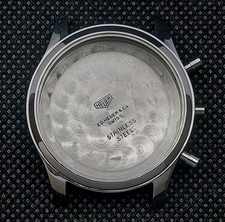 case HEUER ref.404 vintage década de 1950 cronógrafo Valjoux 23 NOS pré Carrera comprar usado  Enviando para Brazil