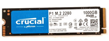 SSD de estado sólido Crucial CT1000P1SSD8 - 1TB M.2 2280 NGFF PCIe NVMe Gen3x4, usado comprar usado  Enviando para Brazil