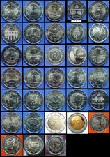 Euro commemorativi tutti usato  Spedire a Italy