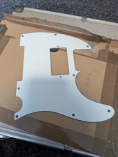 Telecaster pickguard white for sale  SUDBURY