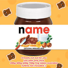 Personalised fit nutella for sale  PETERHEAD