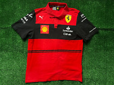 Camisa polo Scuderia Ferrari Puma equipe de corrida F1 tamanho G, usado comprar usado  Enviando para Brazil