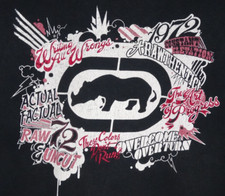 Usado, Camiseta Vintage Ecko Unltd Grande Masculina Y2K Skatista Grunge Streetwear Preta comprar usado  Enviando para Brazil
