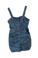 Jeans latzrock kleid gebraucht kaufen  Gersthofen