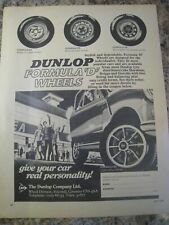 Usado, DUNLOP FORMULA D RODAS DE LIGA LEVE RODAS MARSHAM BRIGGS 1964 ANÚNCIO A4 ARQUIVO 21 comprar usado  Enviando para Brazil