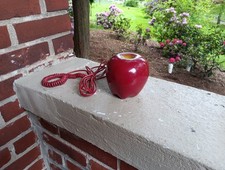 VINTAGE AP-303 VERMELHO MAÇÃ PHONENOVELTY BOTÃO TELEFONE FIXO TELEFONE RETRÔ comprar usado  Enviando para Brazil