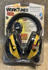 Protetor de ouvido Worktunes rádio AM/FM áudio audição ruído protetores auriculares novo comprar usado  Enviando para Brazil
