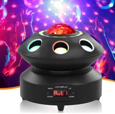 HOLDLAMP UFO luz de cabeça móvel 60W LED bola de discoteca festa DJ luzes com cavalo RGB comprar usado  Enviando para Brazil